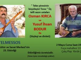 TELMESSOS KÜLTÜR VE SANAT MERKEZİ – TEKE YÖRESİNİN BÜYÜLEYİCİ TINISI
